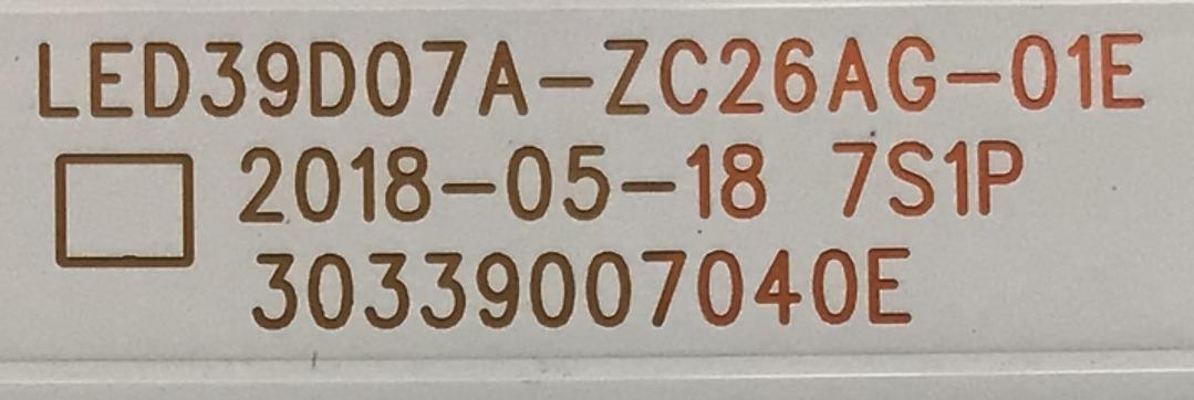 KIT DE LED'S PARA TV JVC (3 PIEZAS) / NUMERO DE PARTE LED39D07A-ZC26AG-01E / 30339007040E / 39000M83 / 201102BB08 / PANEL V400HJ9-PE1 / MODELO LT-40MAW300 - Imagen 4